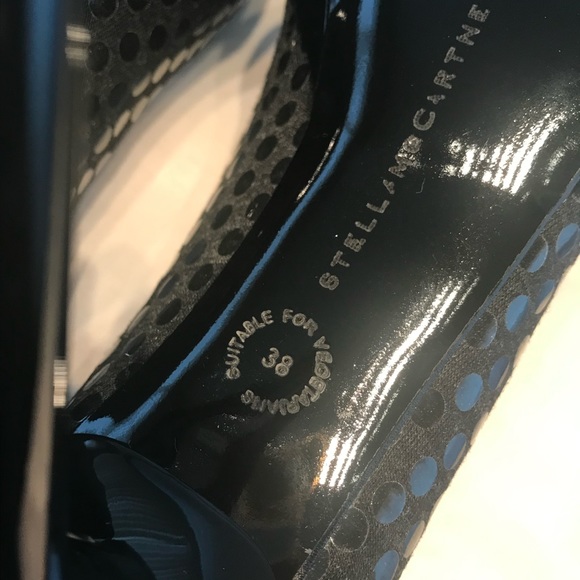 Stella McCartney Black Sequined Heels Size 38 - Picture 7 of 8